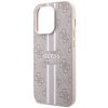 Guess GUHMP15LP4RPSP iPhone 15 Pro 6.1 różowy/pink hardcase 4G Printed Stripes MagSafe